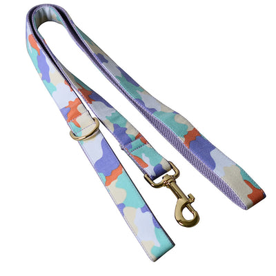 Collar Arnés para Perro con Diseño Camuflaje Púrpura y Hebilla Metálica - Image 2