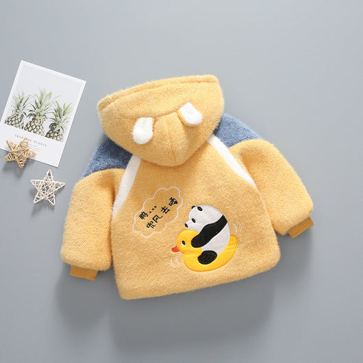 Abrigo Infantil de Invierno en Terciopelo Mink con Forro Térmico - Image 15
