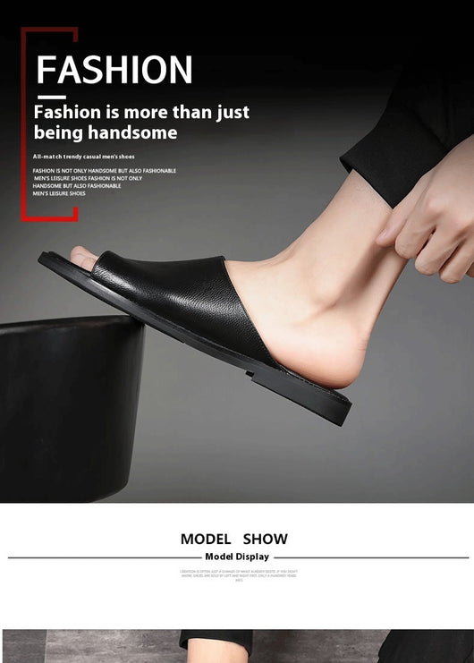 Sandalias Casuales de Cuero para Hombre - Comodidad de Verano - Image 10