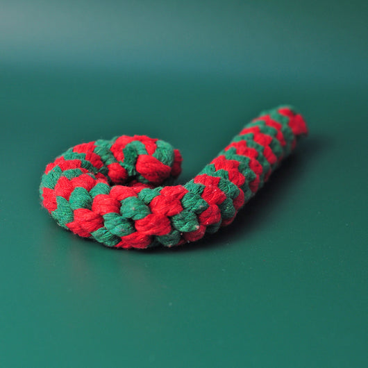 Juguete Dental Navideño para Perros con Cuerda de Algodón - Image 13