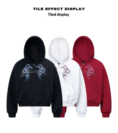 Sudadera Estampada con Capucha Retro para Mujer - Image 10