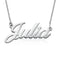 Colar com nome personalizado para bebê, joia de moda, letras em inglês, banhado a prata 2