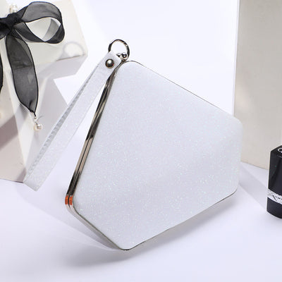 Bolso de Hombro Reflectante con Acabado Brillante para Mujer - Image 16