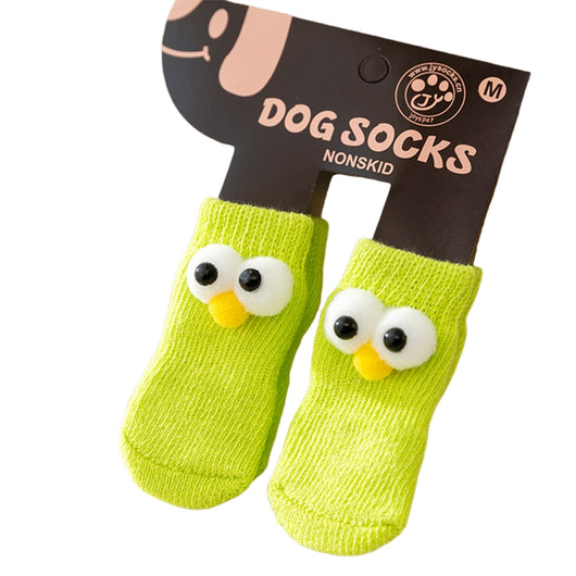 Calcetines Antideslizantes para Mascotas con Ojos Grandes y Diseño Adorable - Image 11