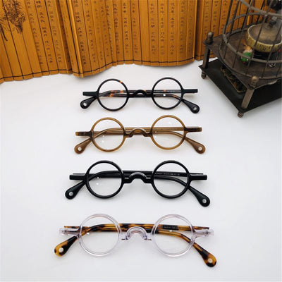 Gafas Retro Redondas Pequeñas 34mm - Estilo Vintage Clásico