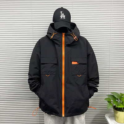 Chaqueta de Trabajo Impermeable con Capucha para Hombre - Image 16