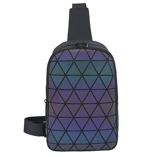 Bolsa Geométrica Luminosa - Bandolera y Mochila de Pecho