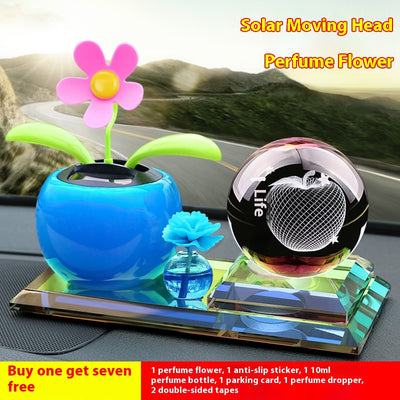 Adorno Perfumado para Auto con Cabeza Móvil y Cristal Tallado - Image 10