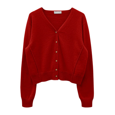 Cardigan Tejido V-neck Versátil para Mujer - Image 19