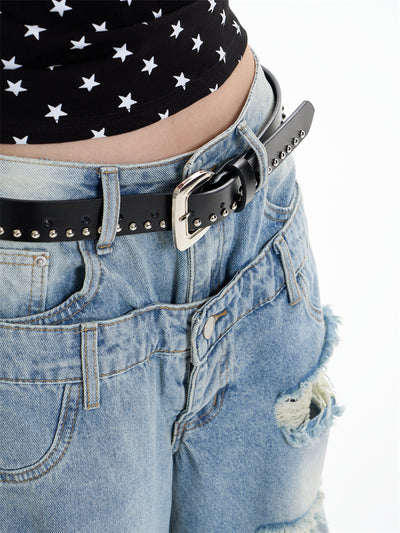 Shorts Denim Rotos Cintura Alta Sueltos para Mujer - Image 13