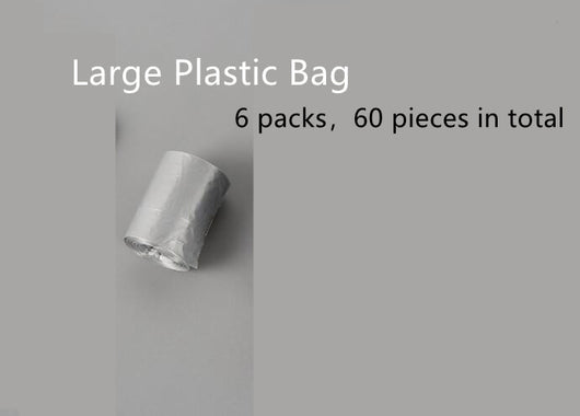 Blue and black foldable pet poop bag dispenser with an integrated scoop, ideal for travel and outdoor use. - Image 14
