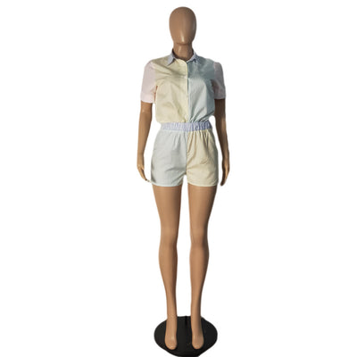Conjunto Ejecutivo Femenino con Costuras a Rayas - Image 7