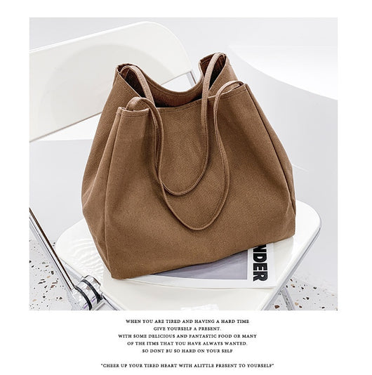 Bolsa de Compras Artística de Lona Grande con Capacidad Amplia - Image 30