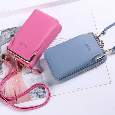 Bolsa Metálica para Celular de Color Sólido - Image 18