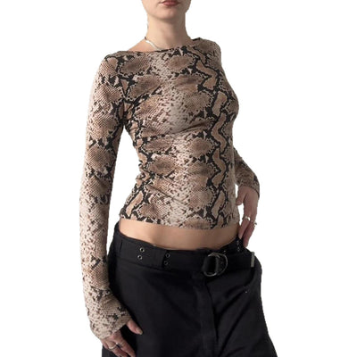 Playera Estampado Serpiente - Diseño Atrevido y Seductor - Image 5