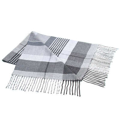 Bufanda Cuadros Coreana para Hombre Adulto - Cachemira Suave y Cálida - Image 7