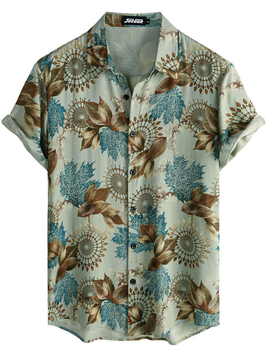 Camisa Hawaiana de Manga Corta con Solapa - Image 13