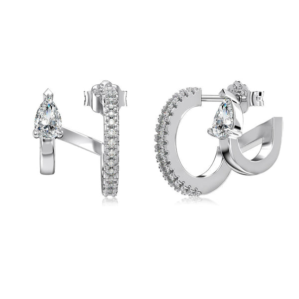 Aretes de Plata Esterlina S925 de Lujo Ligero para Mujer - Image 5