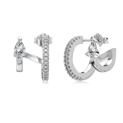 Aretes de Plata Esterlina S925 de Lujo Ligero para Mujer - Image 5