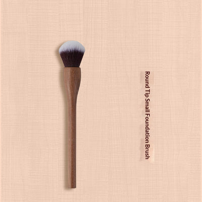 Set de Brochas de Maquillaje Vintage Nogal Negro - Cerdas Suaves - Image 13