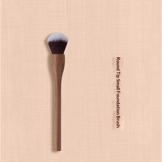 Set de Brochas de Maquillaje Vintage Nogal Negro - Cerdas Suaves - Image 13