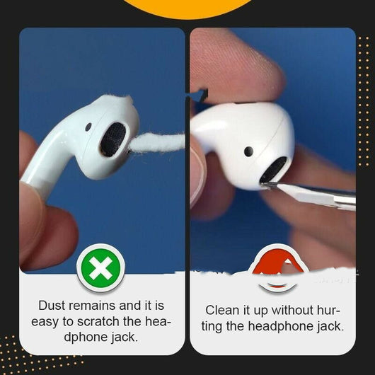 Pluma Limpiadora para Audífonos Bluetooth y Auriculares Inalámbricos - Image 4