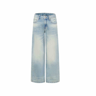 Pantalones Vaqueros de Pierna Ancha Cintura Alta para Mujer - Image 7