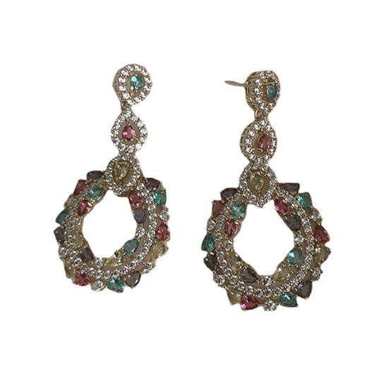 Aretes Florales Delicados para Rostros Redondos - Image 4