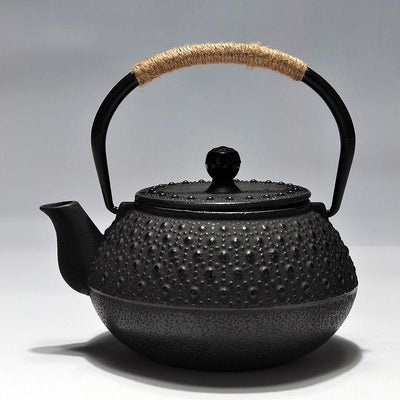 Tetera de Hierro Fundido Artesanal Sin Recubrimiento para Té Kung Fu - Image 5