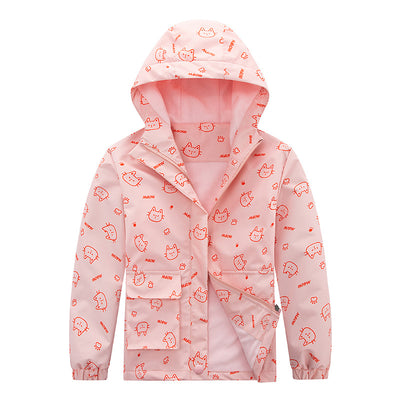 Abrigo Impermeable para Niños con Forro Polar y Diseño Camuflaje - Image 7
