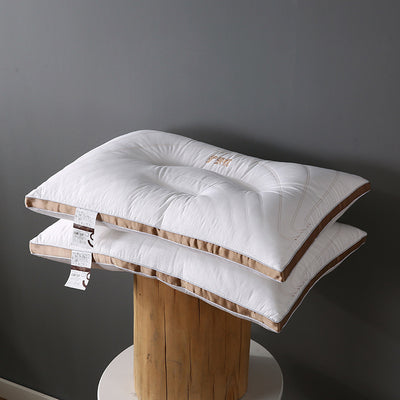 Funda de Almohada de Algodón Puro con Relleno de Plumas y Bordado 3D - Image 13