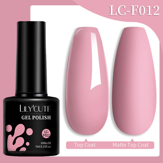 Set de Pegamento para Uñas con Brillo de Color Sólido - Image 47