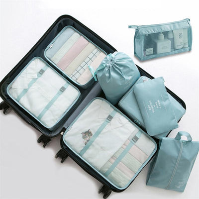 Set de 8 Organizadores de Viaje - Cubos Empacadores para Ropa, Zapatos y Accesorios - Image 3
