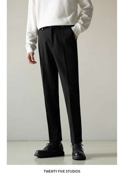 Pantalones de Vestir Casual Rectos para Hombre - Estilo Versátil - Image 14