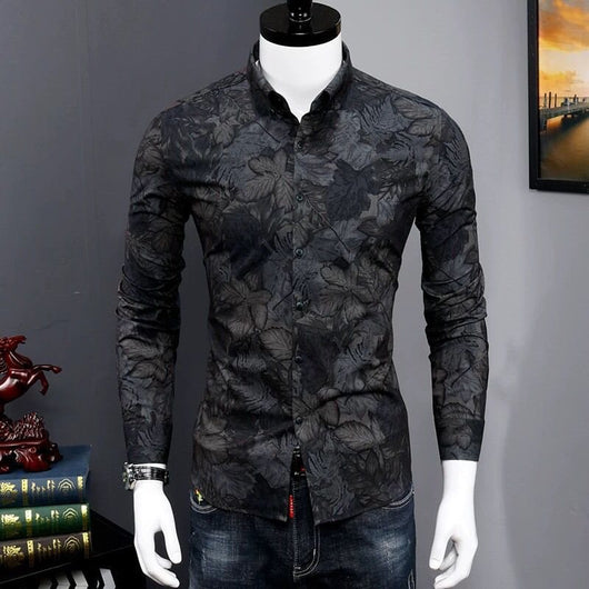 Camisa Estampada Casual para Hombre - Diseño Moderno y Versátil - Image 4
