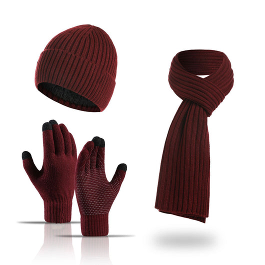Conjunto Invernal 3 en 1: Gorro, Bufanda y Guantes Tejidos - Image 4