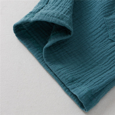 Conjunto de Dos Piezas en Algodón Doble Crepe con Mangas Cortas - Image 13