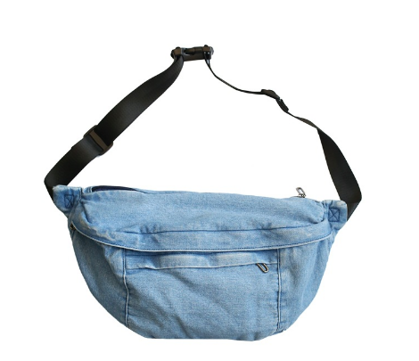 Bolsa de Cintura Denim de Gran Capacidad - Image 6