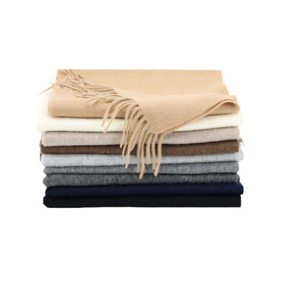 Bufanda de Lana Premium Gruesa para Invierno - Colores Sólidos Versátiles - Image 4