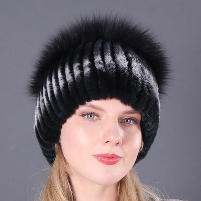 Gorro de Invierno de Piel de Conejo Rex - Abrigo Máximo - Image 13