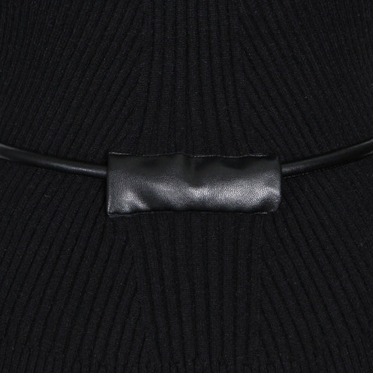 Suéter de Cuero con Costuras en Contraste para Mujer - Image 25
