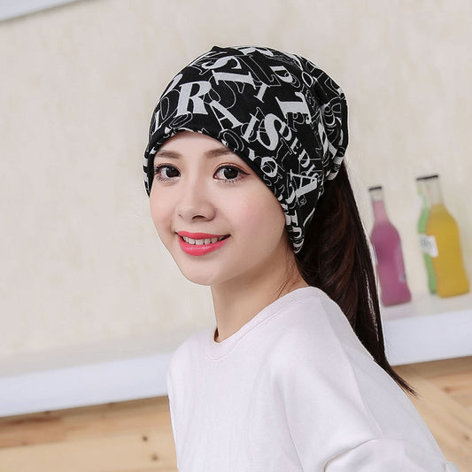 Gorro Tejido Unisex con Letras para Otoño e Invierno