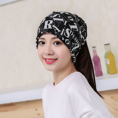 Gorro Tejido Unisex con Letras para Otoño e Invierno