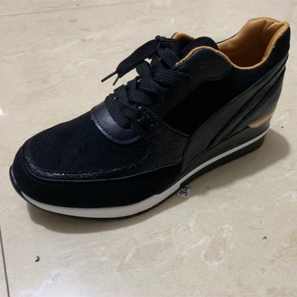 Tenis Plataforma Colorblock con Lentejuelas para Mujer