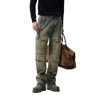 Pantalones Cargo Denim para Hombre - Diseño Moderno y Versátil - Image 5