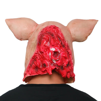 Máscara Latex de Cabeza de Cerdo Descompuesta para Halloween - Image 13