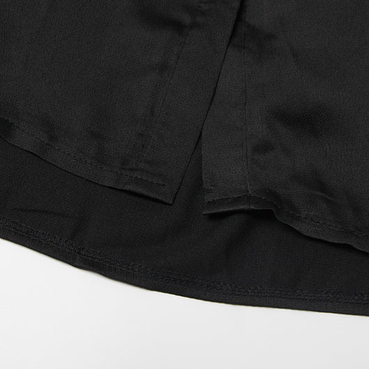 Blusa Ejecutiva de Cuello Mao con Detalles en Contraste - Image 17