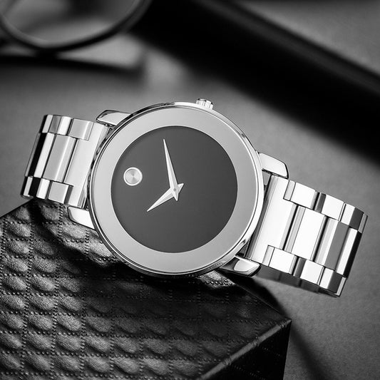 Reloj de Negocios Ultra Delgado para Hombre en Acero Inoxidable con Movimiento de Cuarzo - Image 2