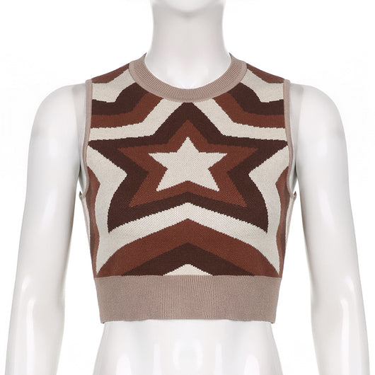 Chaleco de Lana Slim con Cuello Redondo y Detalles en Contraste - Image 15