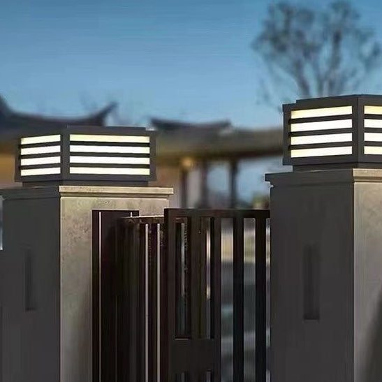 Lámpara de Pilar Exterior Impermeable para Jardín